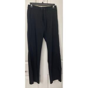 Purple label XS black medical pants drawstring waist scrubs